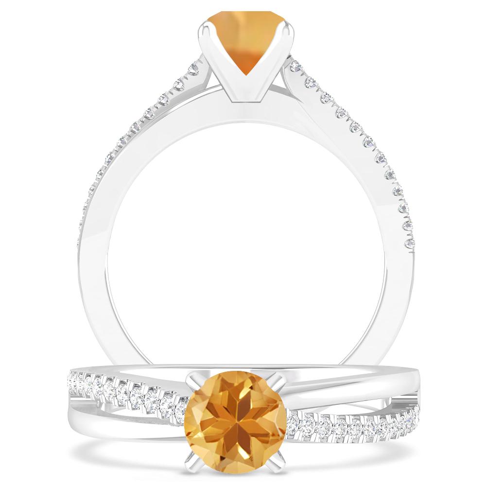 White Gold - Citrine