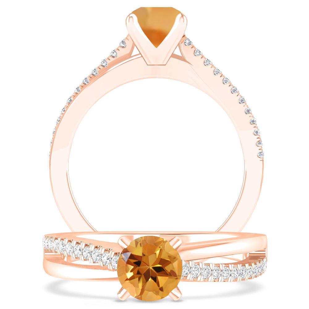 Rose Gold - Citrine