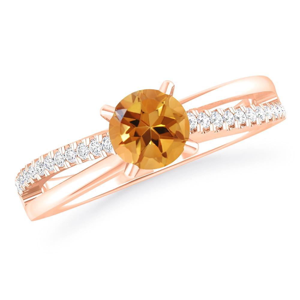 Rose Gold - Citrine