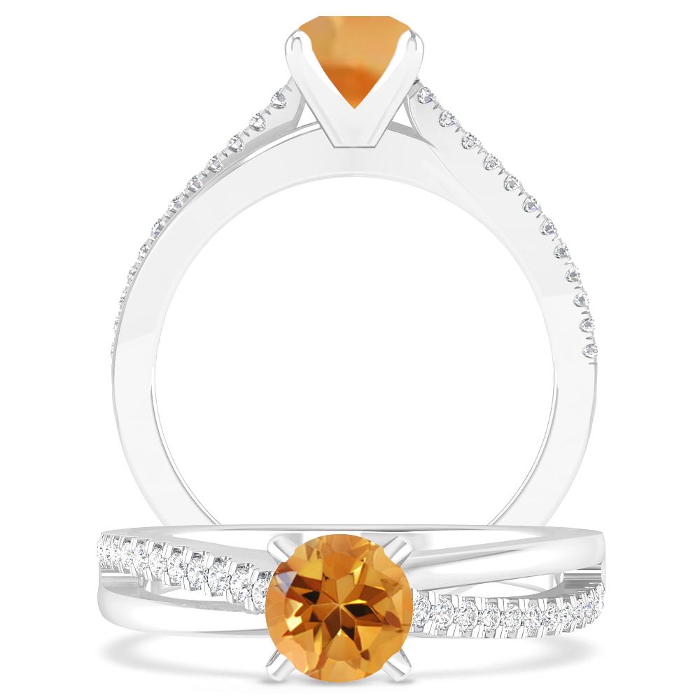 White Gold - Citrine