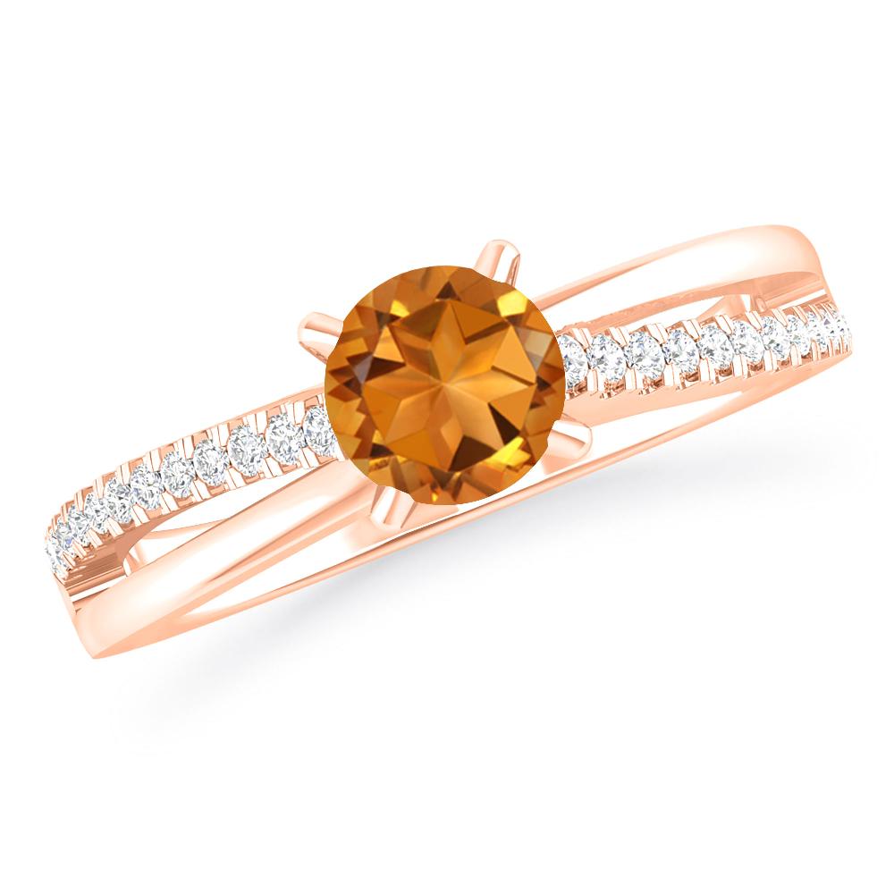 Rose Gold - Citrine