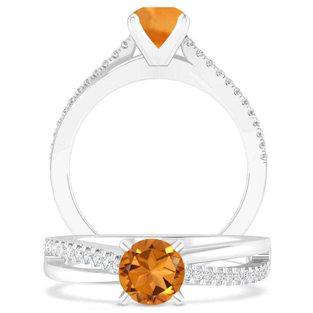 White Gold - Citrine