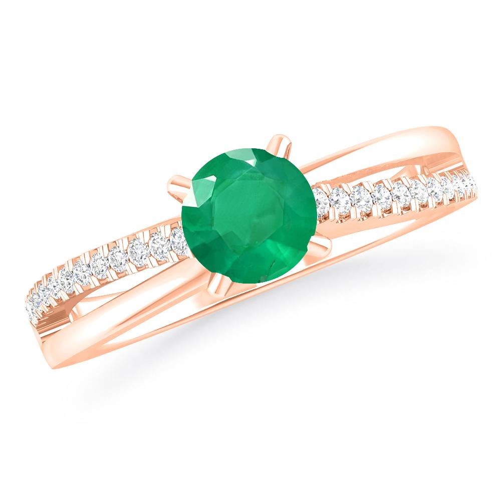 Rose Gold - Emerald