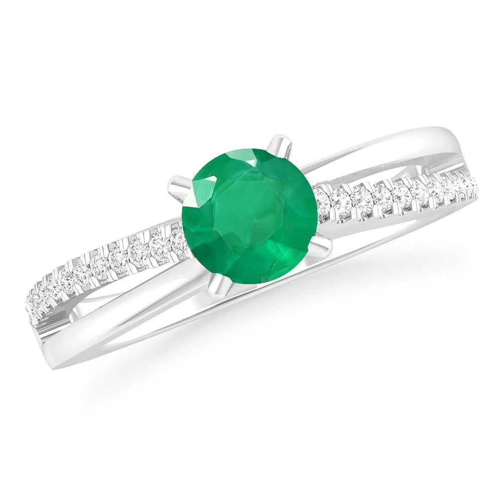 White Gold - Emerald