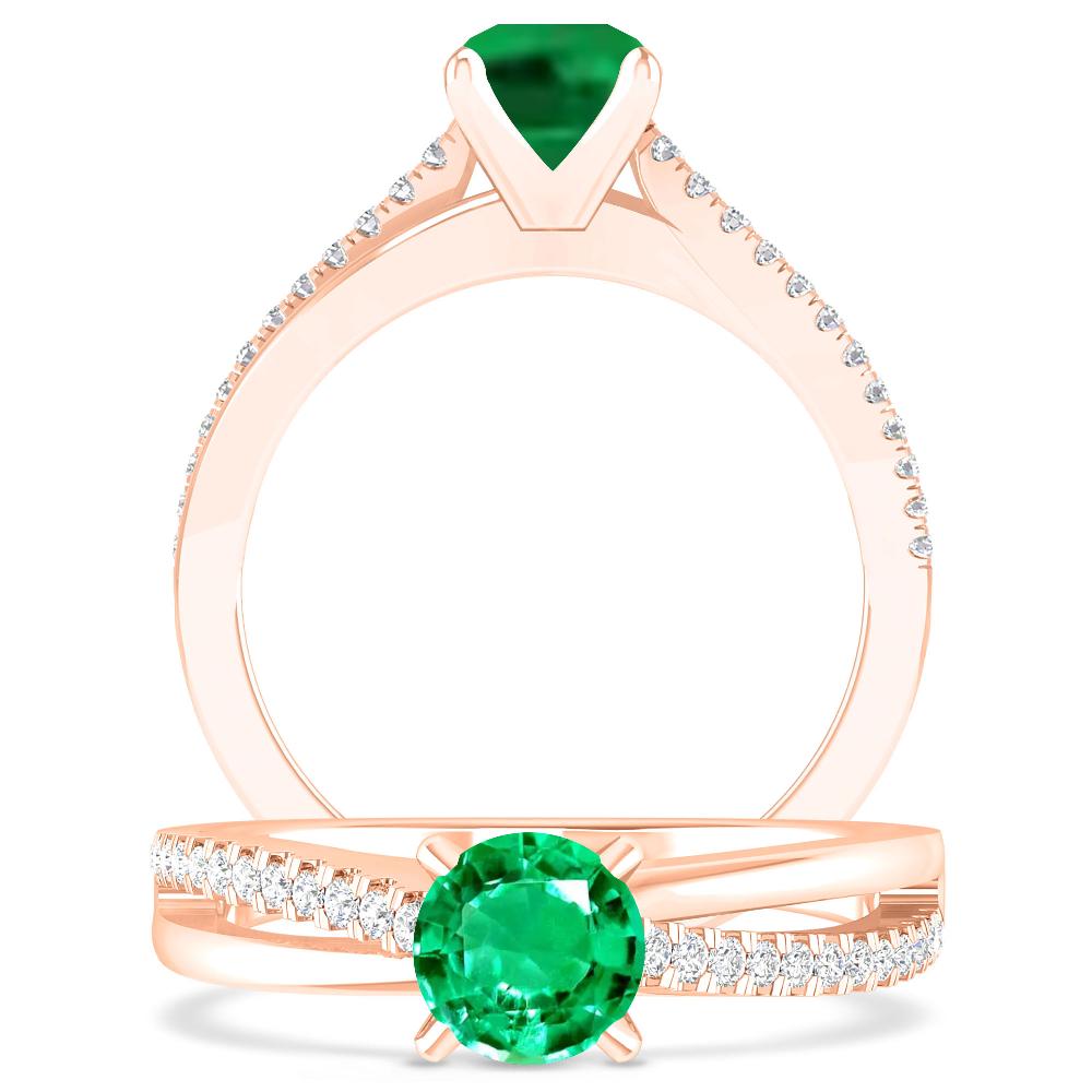 Rose Gold - Emerald