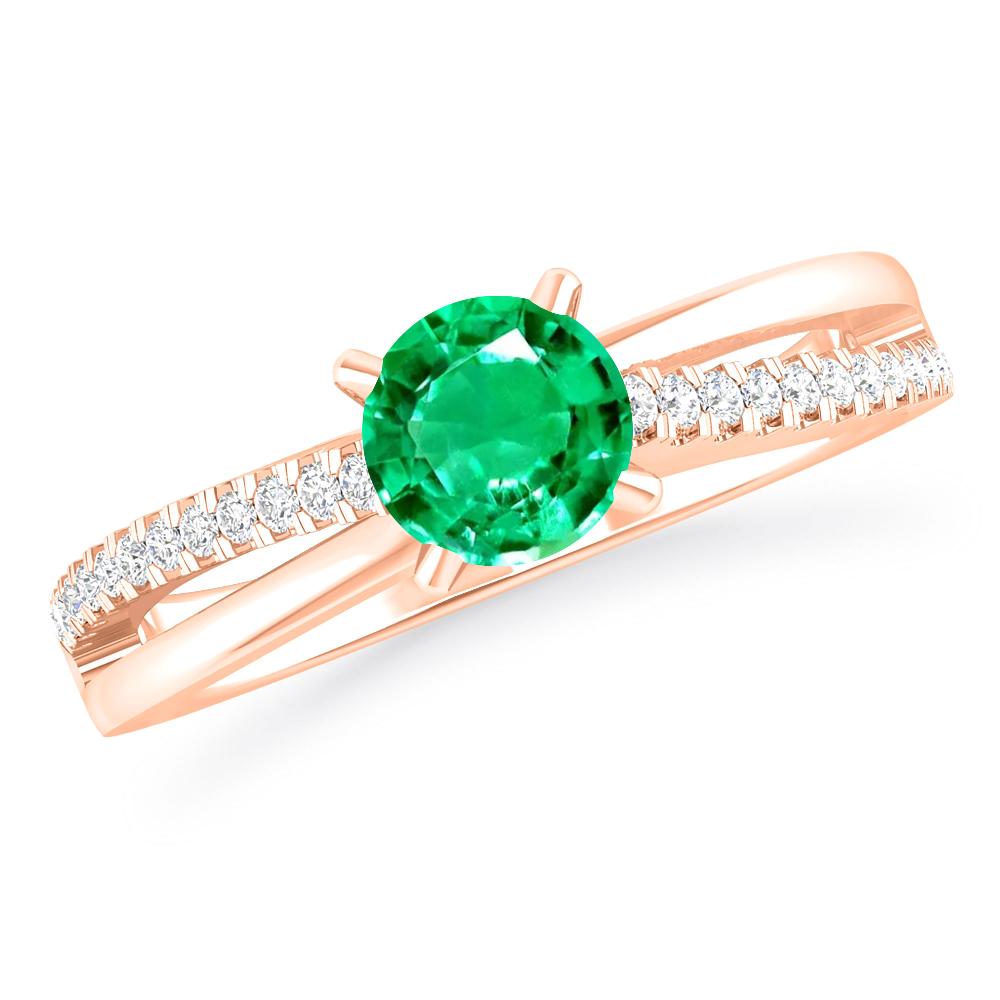 Rose Gold - Emerald