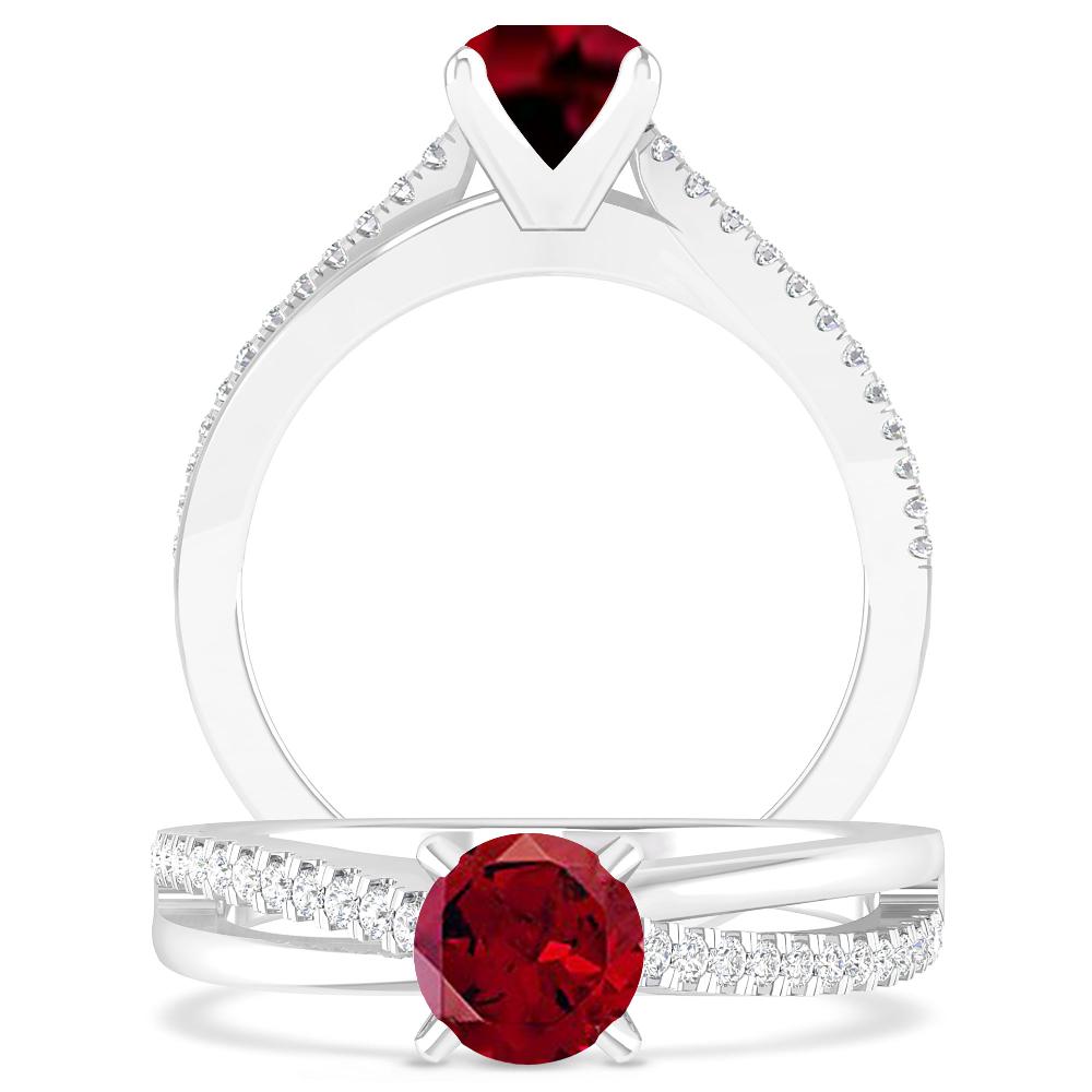 White Gold - Garnet