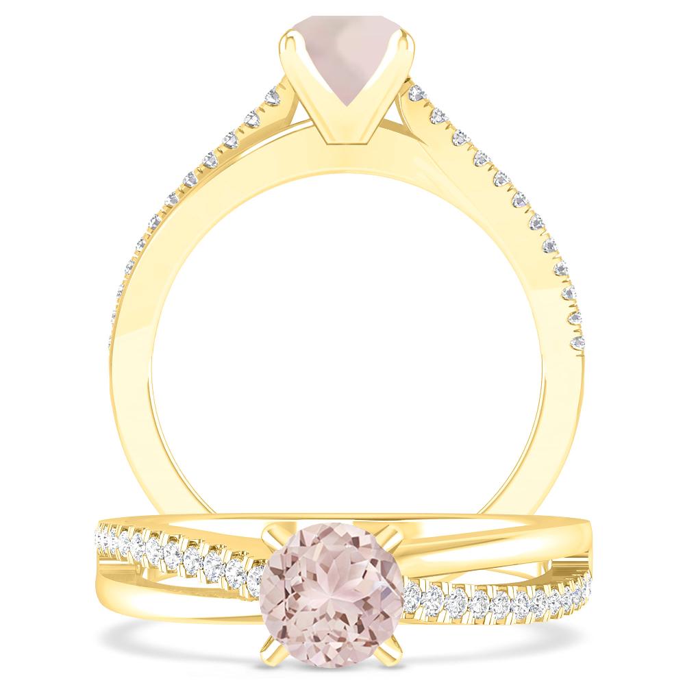 Yellow Gold - Morganite