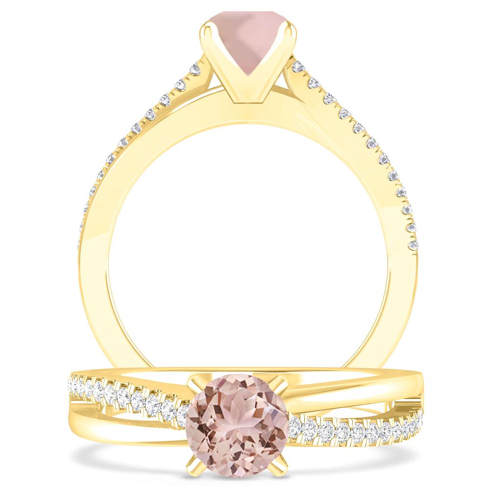 Yellow Gold - Morganite