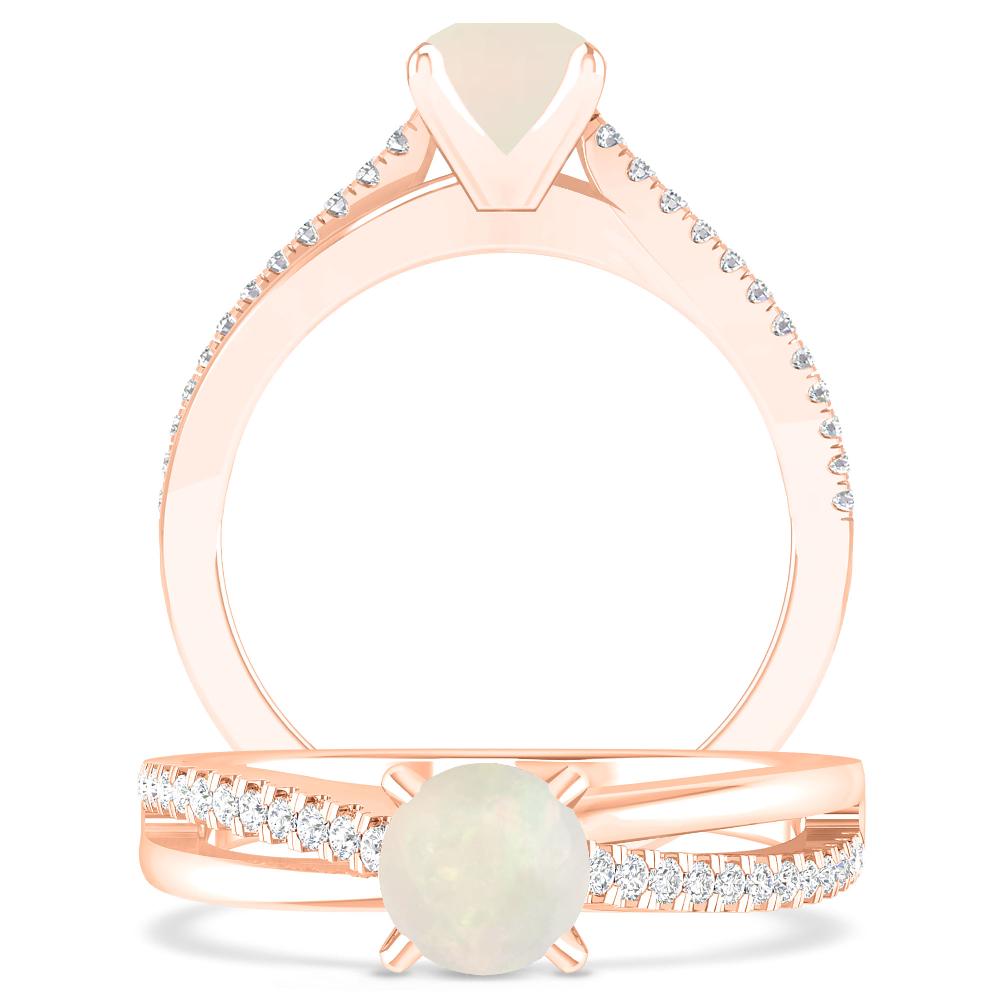 Rose Gold - Opal