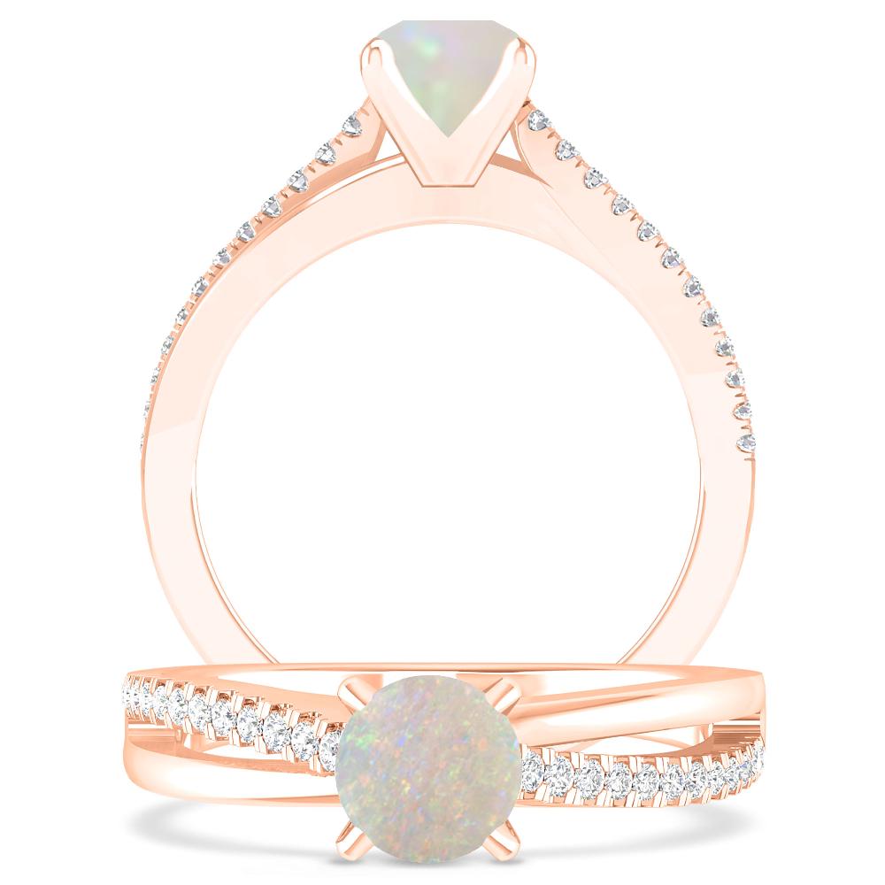 Rose Gold - Opal