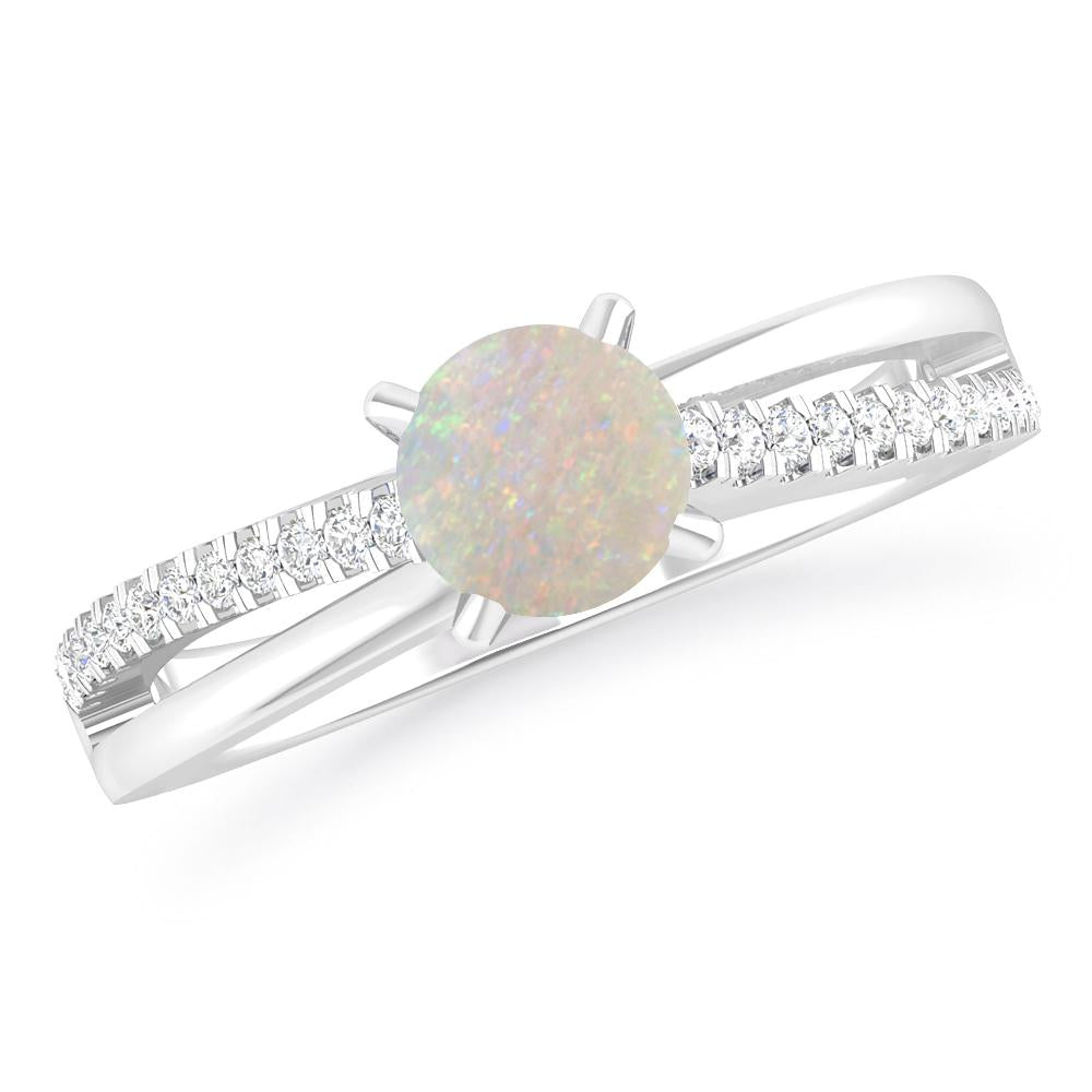 White Gold - Opal