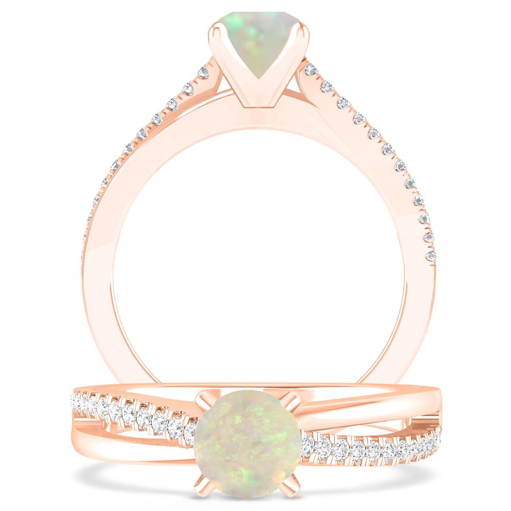 Rose Gold - Opal