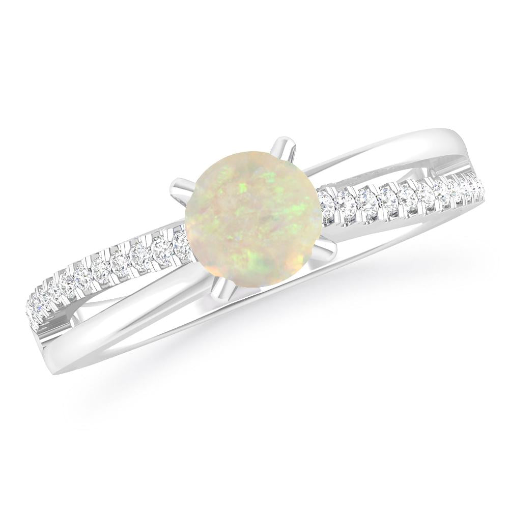 White Gold - Opal