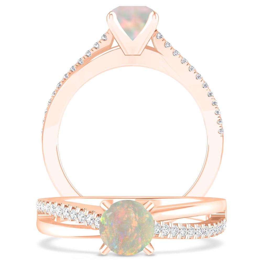 Rose Gold - Opal