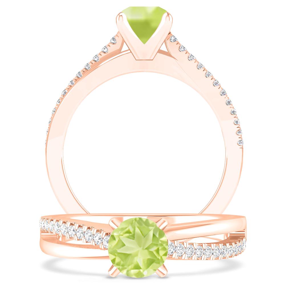 Rose Gold - Peridot