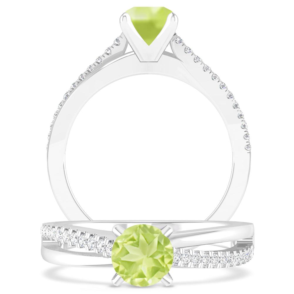 White Gold - Peridot