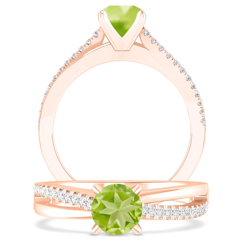 Rose Gold - Peridot