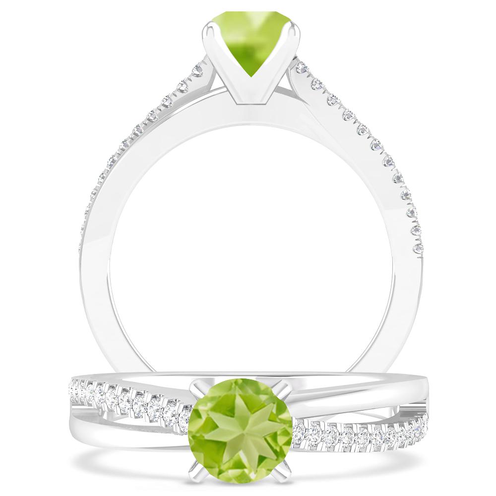 White Gold - Peridot