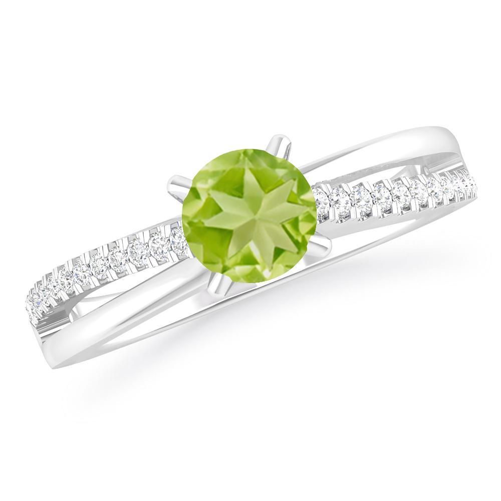 White Gold - Peridot