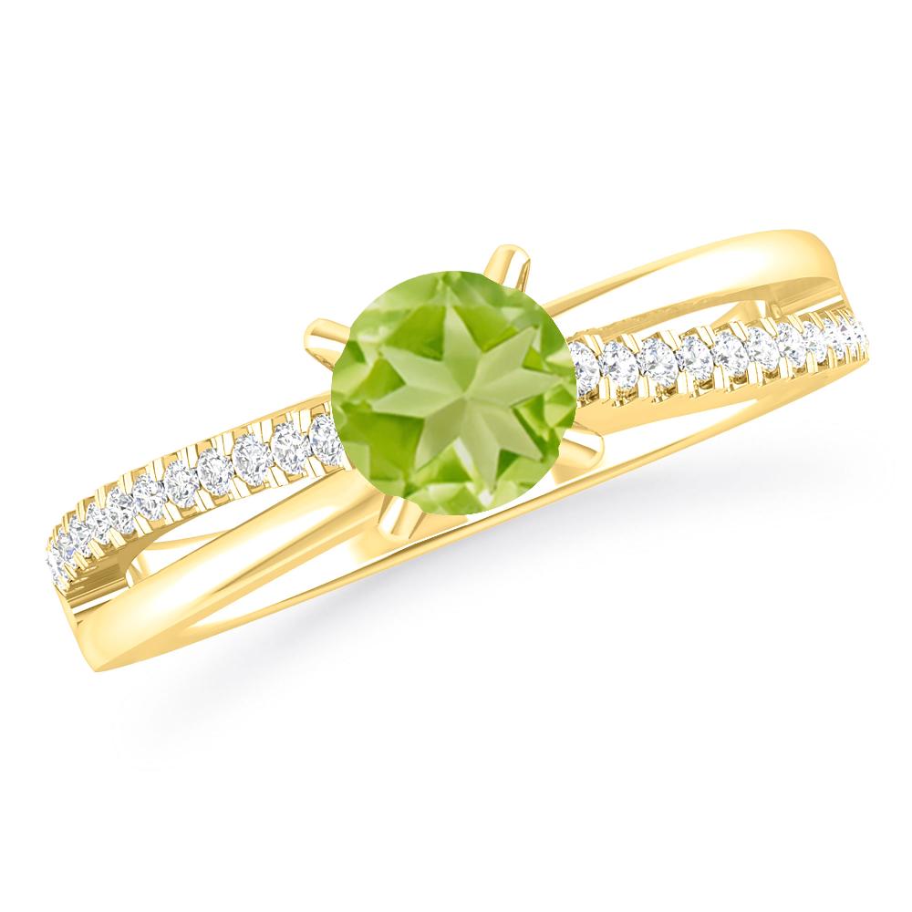 Yellow Gold - Peridot