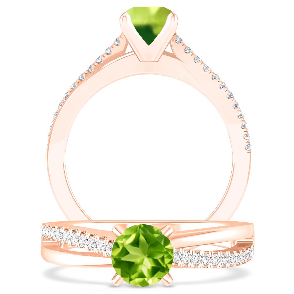 Rose Gold - Peridot