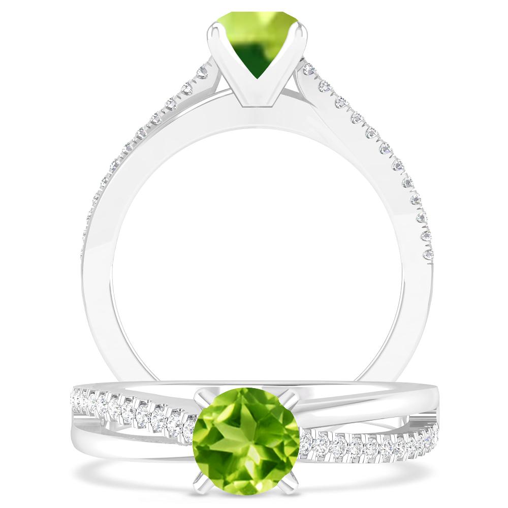 White Gold - Peridot