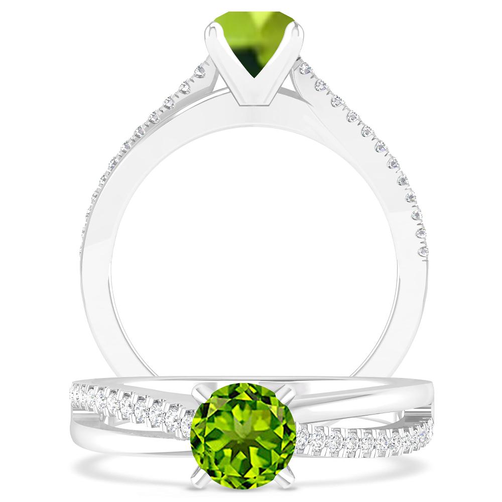 White Gold - Peridot