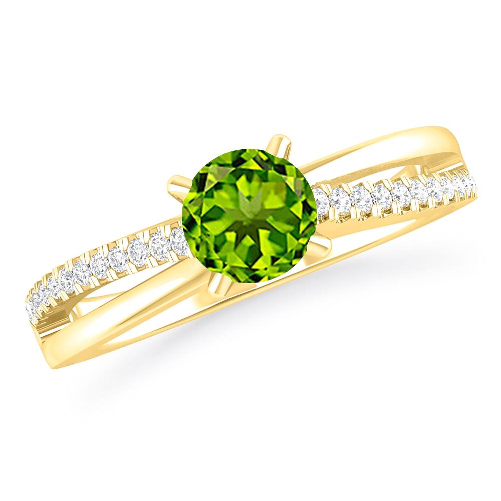 Yellow Gold - Peridot