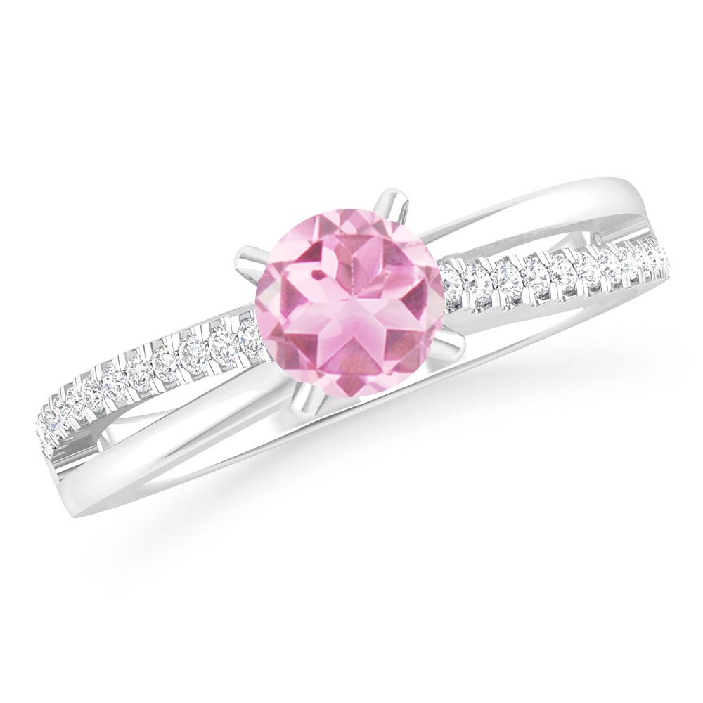 White Gold - Pink Tourmaline