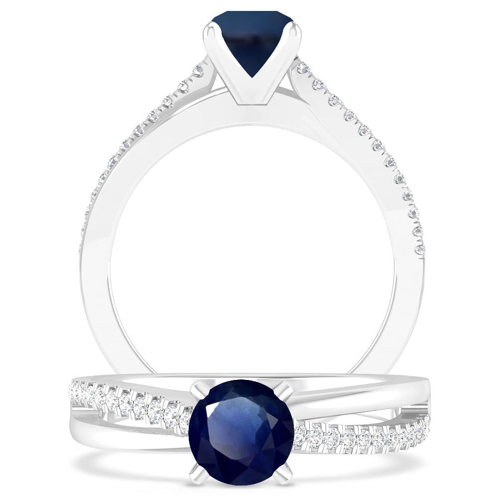 White Gold - Sapphire