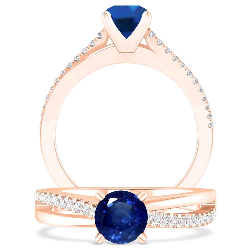 Rose Gold - Sapphire