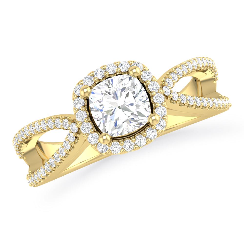 Yellow Gold - Cushion