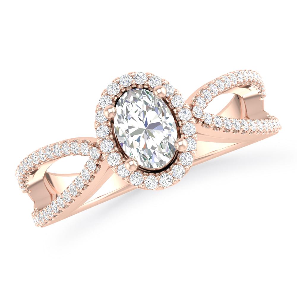 Rose Gold - Oval