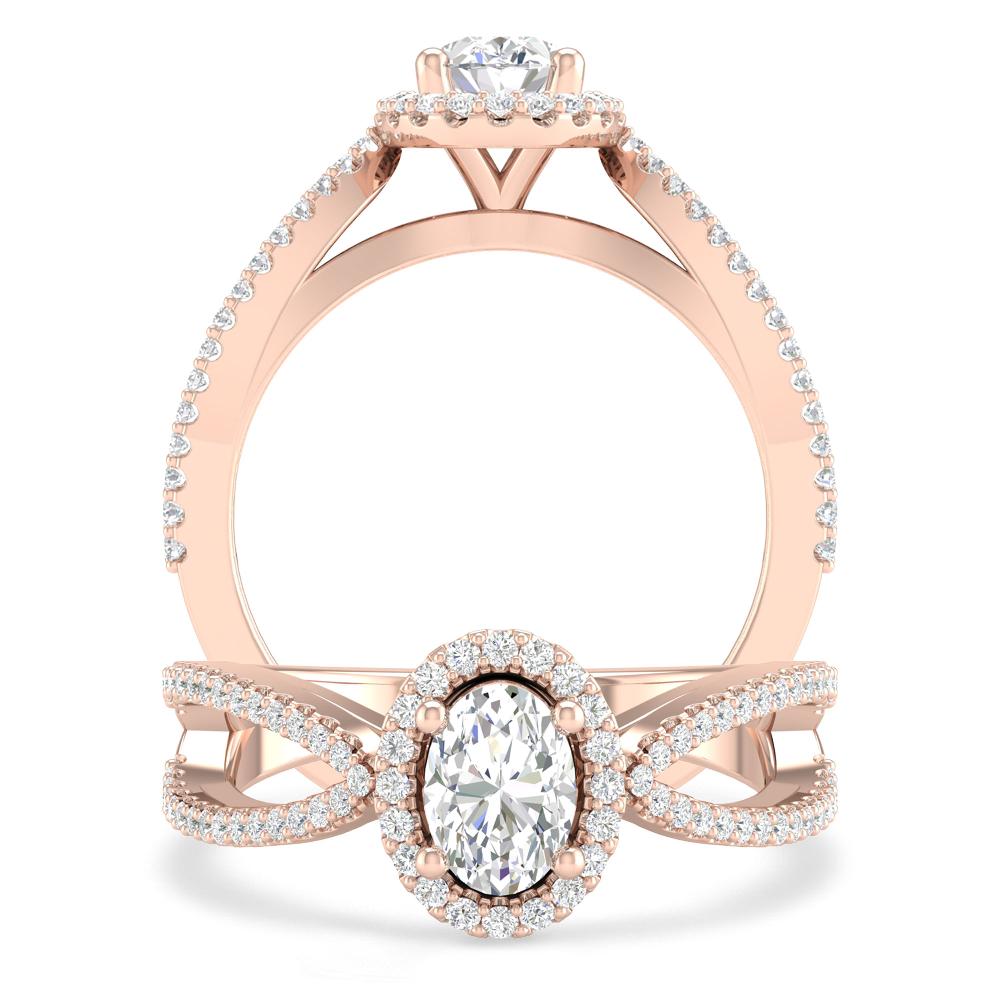 Rose Gold - Oval