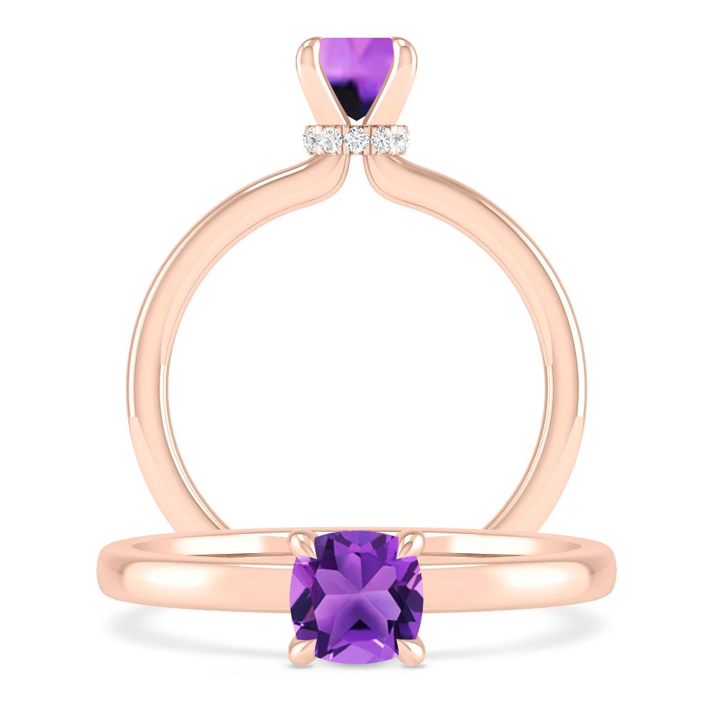 Rose Gold - Amethyst