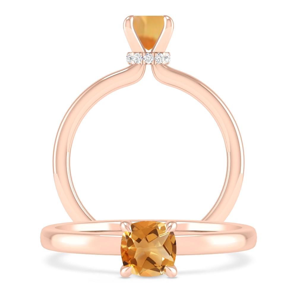Rose Gold - Citrine