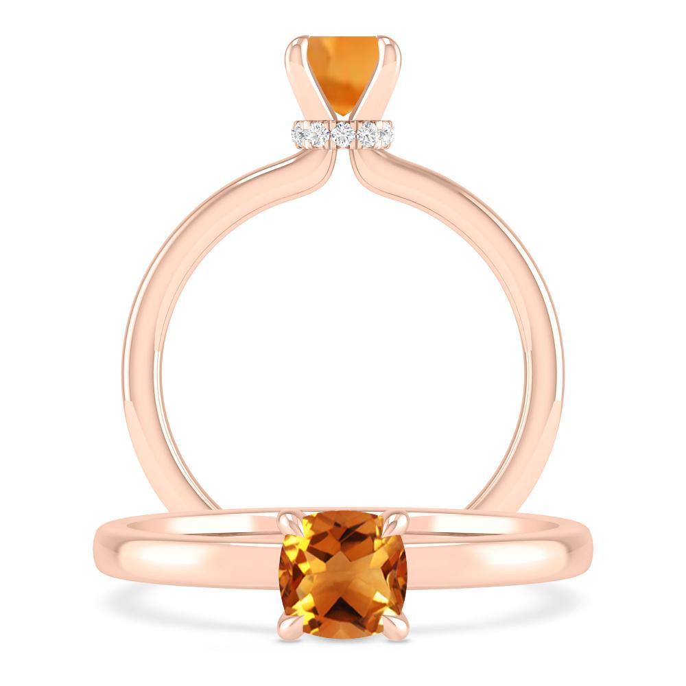 Rose Gold - Citrine