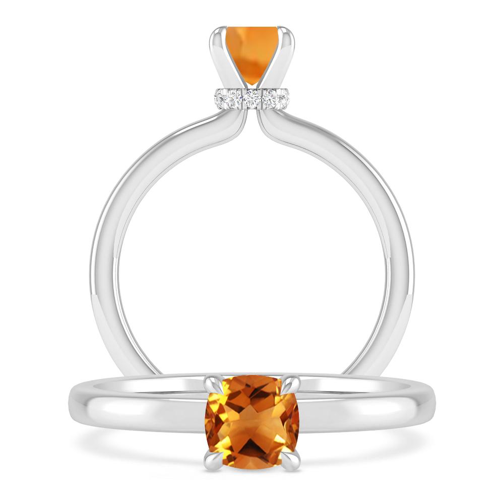 White Gold - Citrine