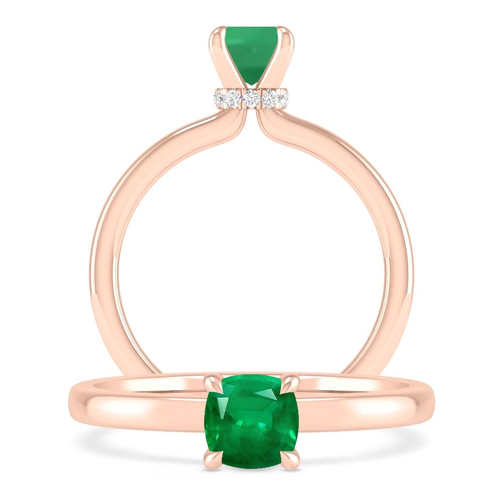Rose Gold - Emerald