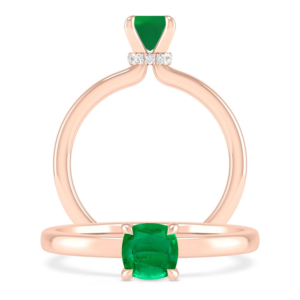 Rose Gold - Emerald