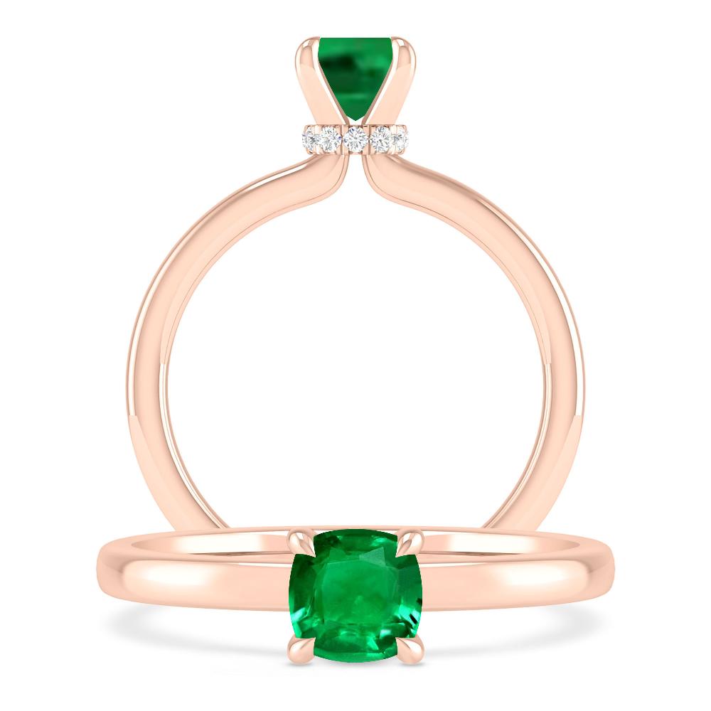 Rose Gold - Emerald