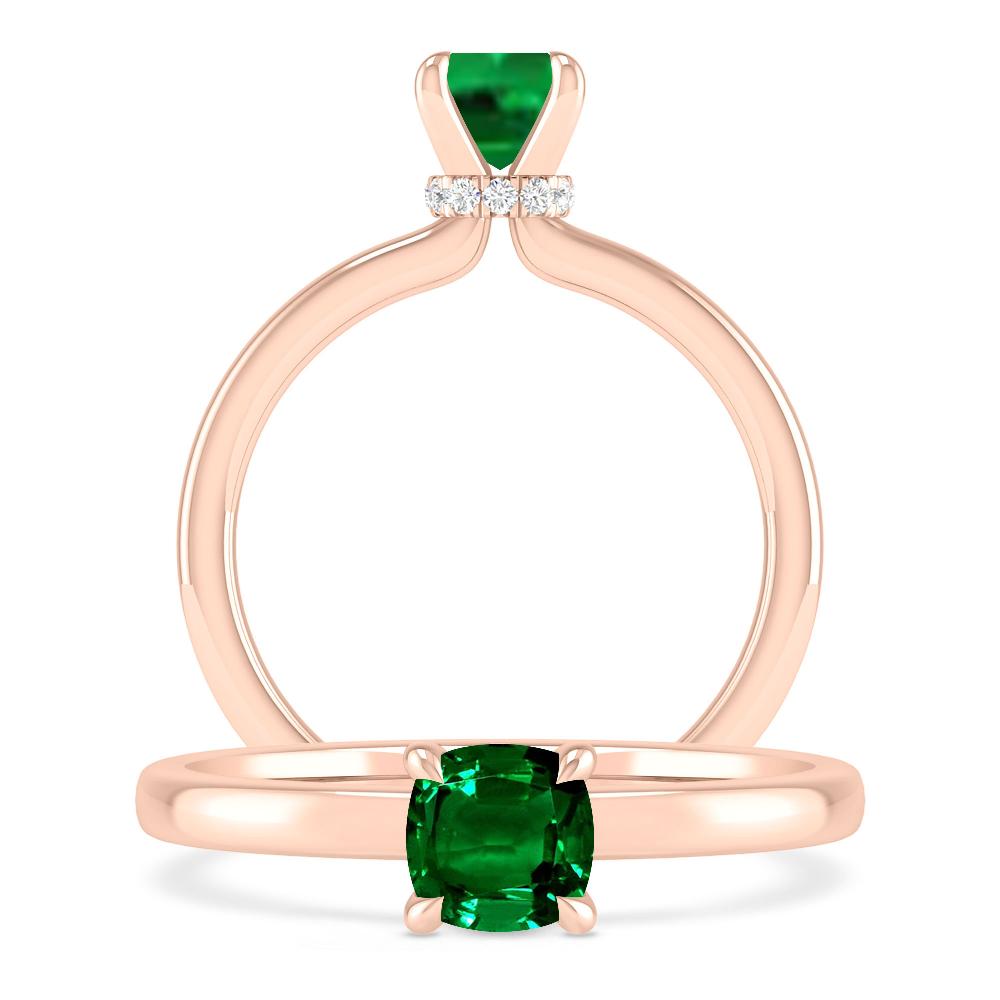 Rose Gold - Emerald