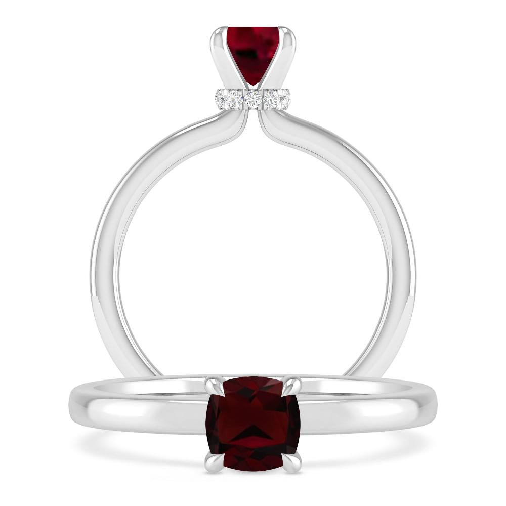 White Gold - Garnet