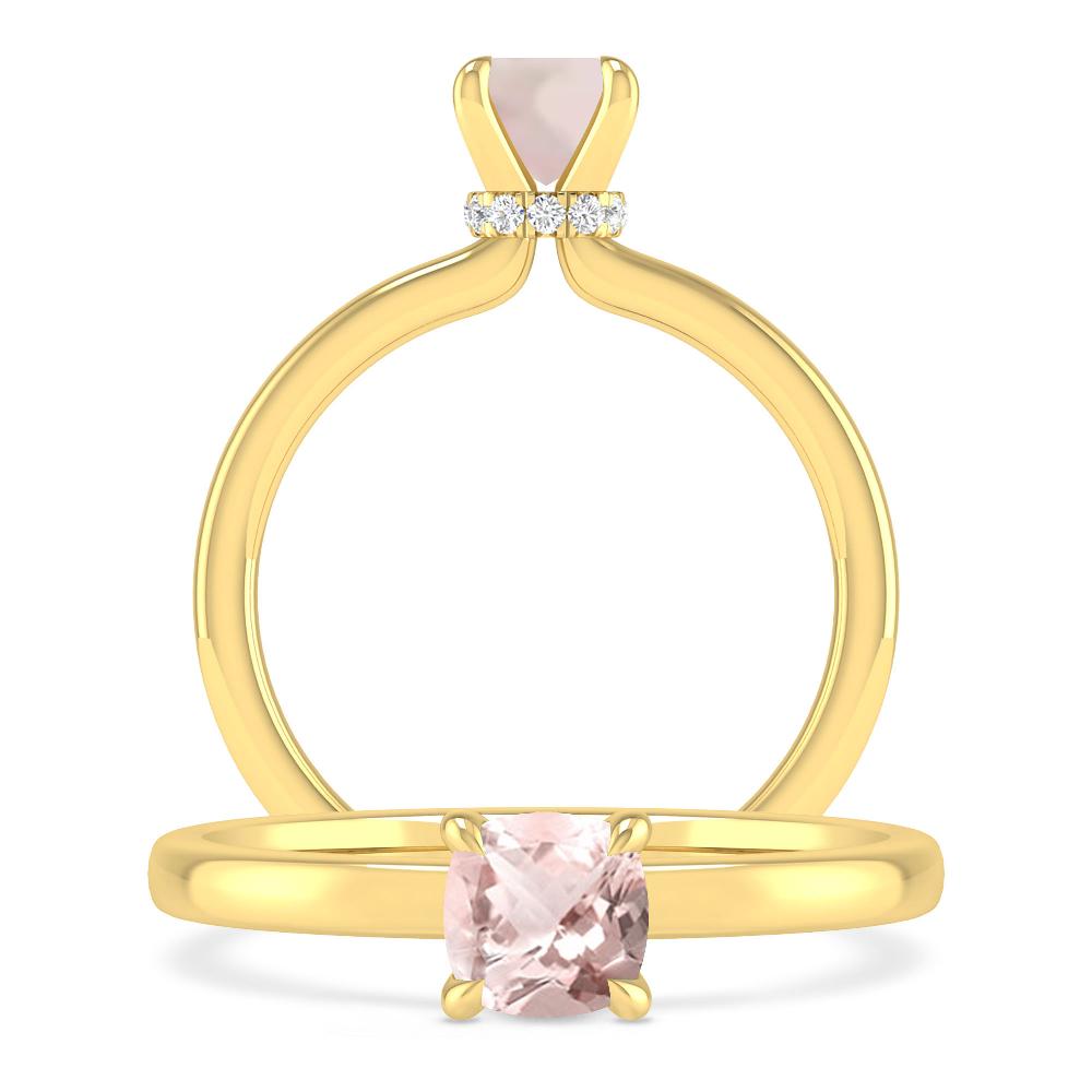 Yellow Gold - Morganite