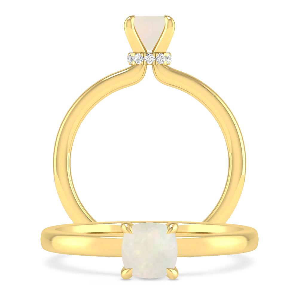 Yellow Gold - Opal