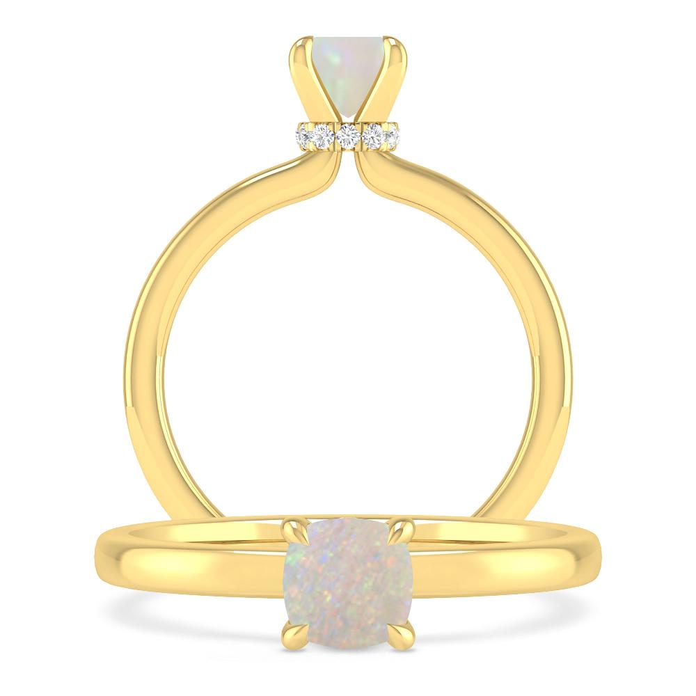Yellow Gold - Opal