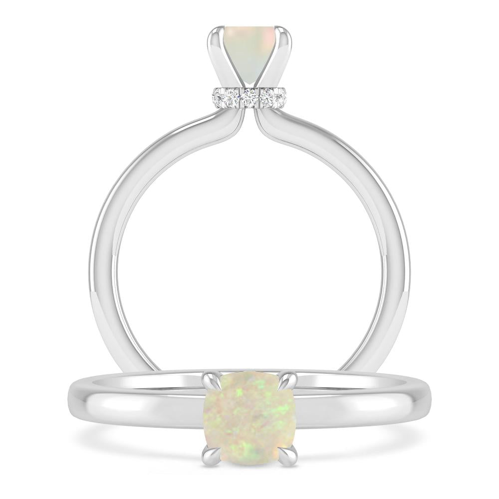 White Gold - Opal