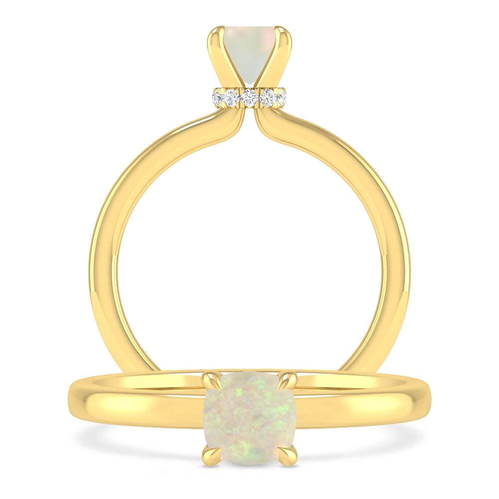 Yellow Gold - Opal