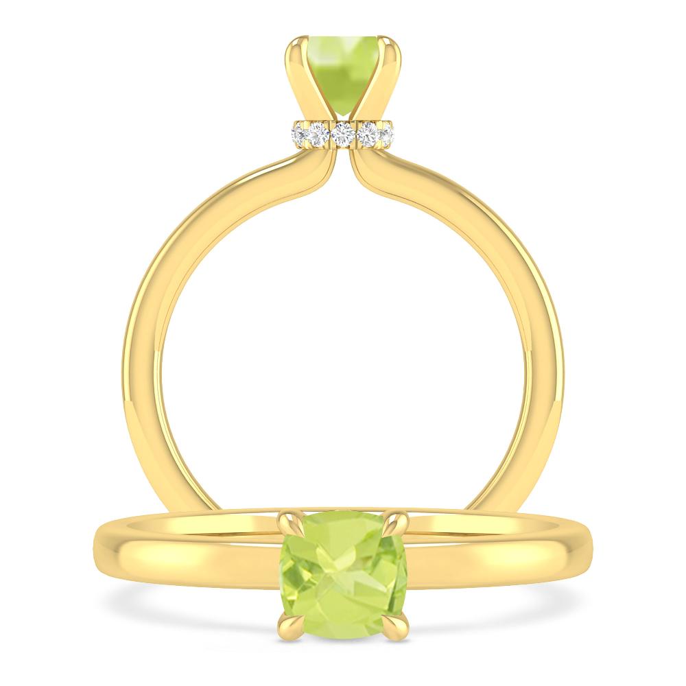 Yellow Gold - Peridot